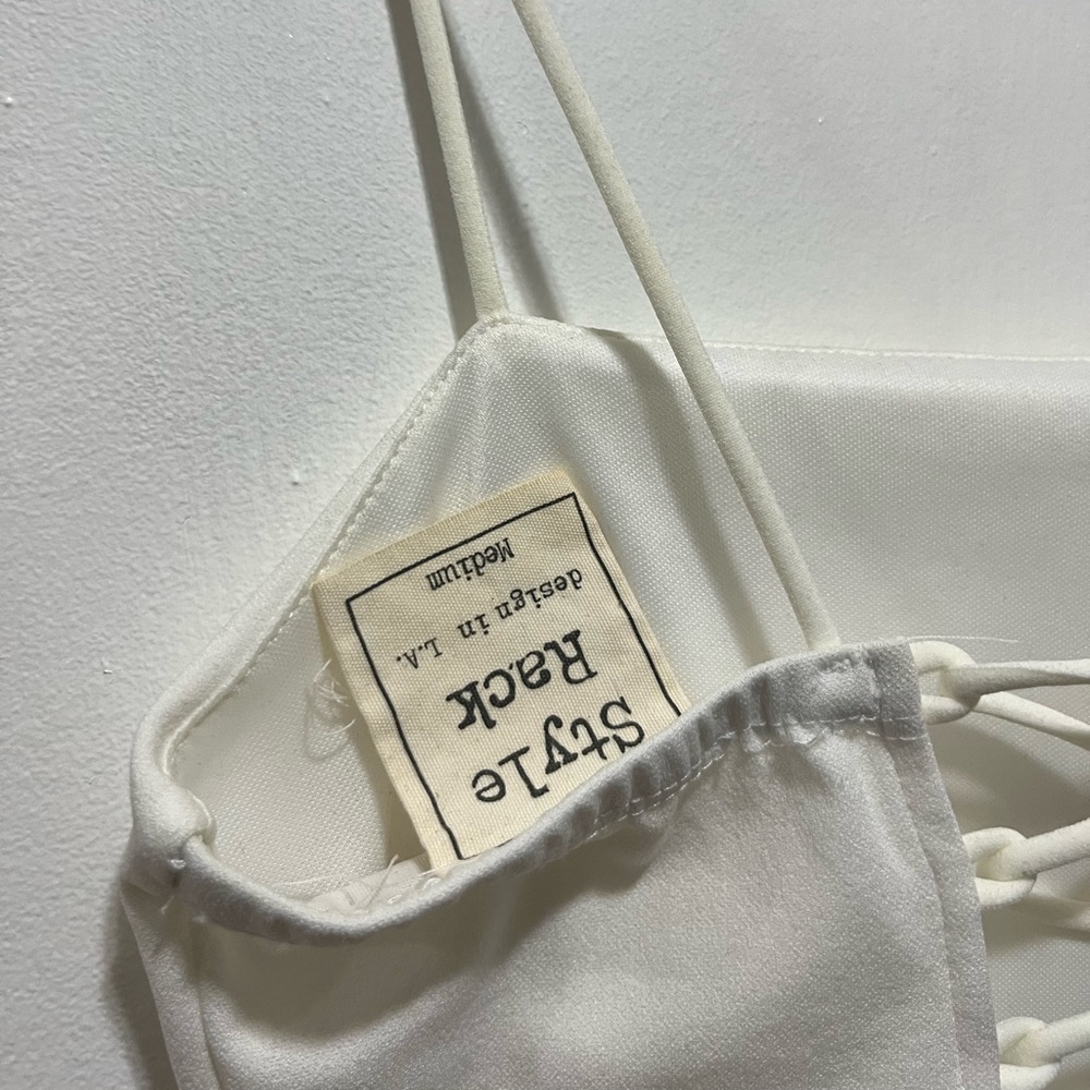 Style Rack White Spaghetti Strap Mini Dress - Picture 3 of 3